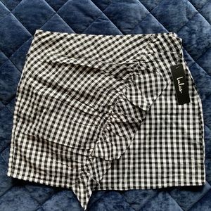 Lulus NWT Gingham Skirt | Size M